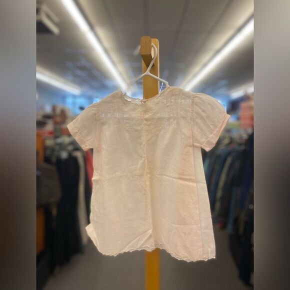 Philippine Handmade 6 M PINK Dress Sheer - Picture 1 of 3